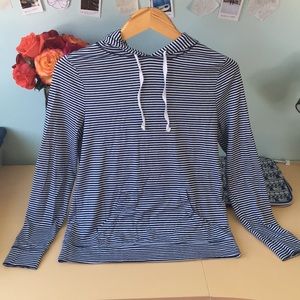 Old Navy Striped Stretchy Sweatshirt
